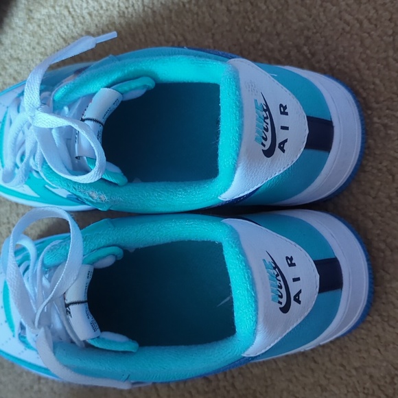 Nike Air Force 1 Split Blue (Royal/Electric Photo) - Picture 2 of 5